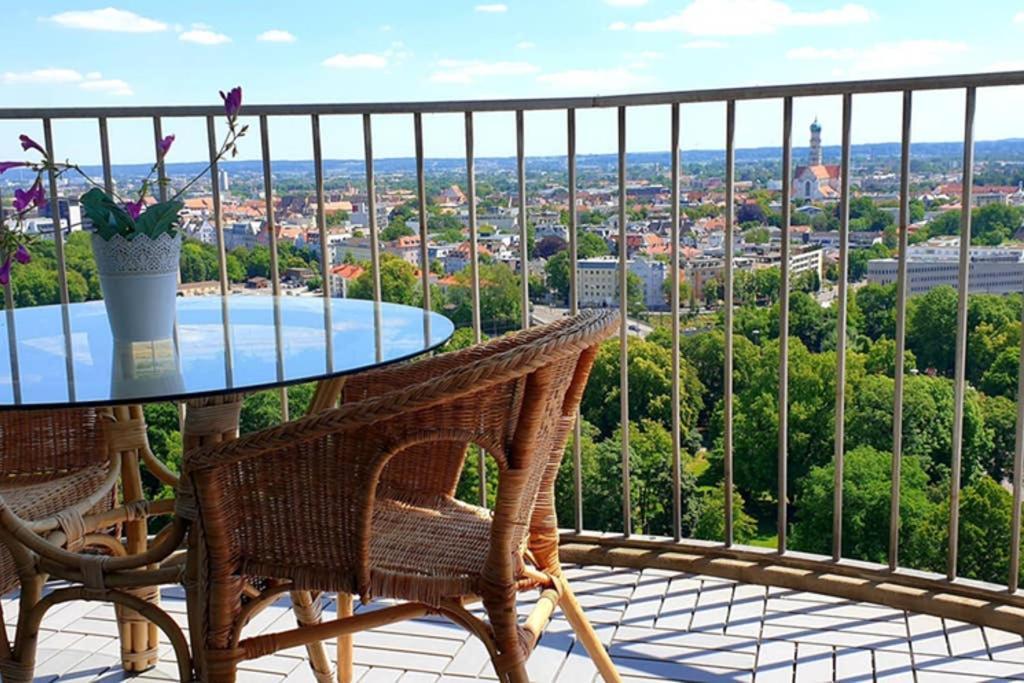 Suite-Xxi City View Hotelturm Augsburgo Exterior foto