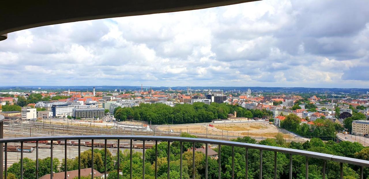 Suite-Xxi City View Hotelturm Augsburgo Exterior foto