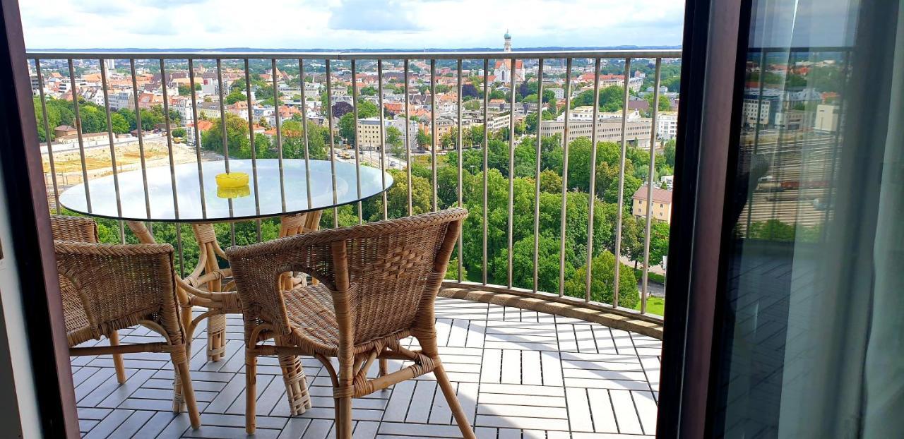 Suite-Xxi City View Hotelturm Augsburgo Exterior foto